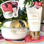 Combo Dia das Mães Lily: Creme Desodorante Acetinado Corporal 250g + Creme Hidratante Para As Mãos 50g + Nécessaire