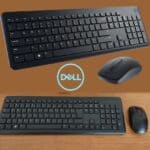 Dell - KM3322W, Teclado e Mouse sem fio, Preto