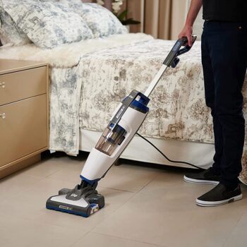 Extratora e Higienizadora com Vapor e MOP WAP WAPORE UP Aspirador de Pó Vertical 1600W Passa Pano Limpa e dá Brilho 220V, Branco, Titanium e Azul
