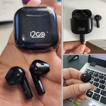 Fone de Ouvido Bluetooth Sem Fio TWS Air Studio Go - i2GO Pro