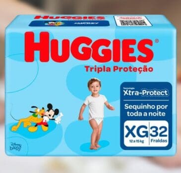 Fralda Huggies Tripla Proteção Xg - 32 Fraldas