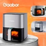 Fritadeira Air Fryer Sem Óleo Gaabor 4.5L, 1450W, 127V, Cinza - 50E02A