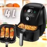 Fritadeira Eletrica Sem Oleo Air Fryer Mondial Family Afn40fb 4 L Preta