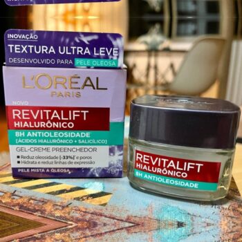 Gel Creme Hidratante Antioleosidade L'Oréal Paris Revitalif Hialurônico 49g