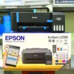 Impressora Tanque de Tinta Epson EcoTank L1250, Colorida, Conexão USB e Wi-FI