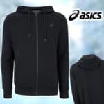 Jaqueta Masculina ASICS com Capuz Moletom Canguru Fleece