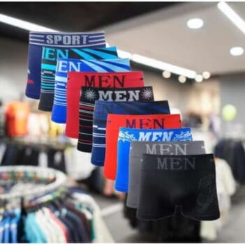 Kit 10 Cuecas Boxer Adulto Masculino - Men