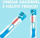 Limpador de Lingua sem cerdas - previne o mau hálito e a saburra língual, Dentalclean