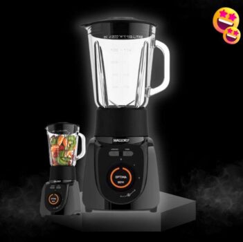 Liquidificador Mallory Optima Glass 127v Preto