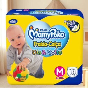 MamyPoko Fralda-Calça Dia&Noite M 18 Unidades