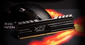 Memória XPG Gammix D10 8GB, 3200MHz, DDR4, CL16, Preto - AX4U32008G16A-SB10