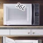 Micro-ondas Electrolux 36L Branco e Cinza ME36B