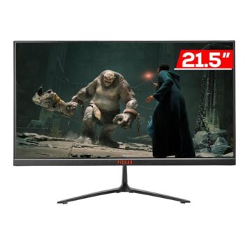 Monitor Gamer Pichau Athen V2L 21, 21.5 Pol., IPS, FHD, 1ms, 75Hz, FreeSync, VGA/HDMI, PG-ATHV2L21-BL01