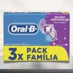 Oral-B Creme Dental Escudo Anti Açúcar Tradicional Leve 3 Pague 2 70G Oral B