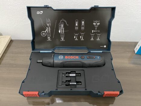 Parafusadeira a Bateria Bosch Go 3,6V BIVOLT com 2 bits