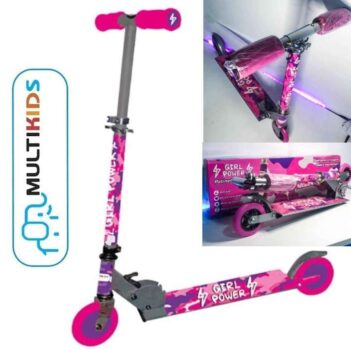 Patinete Girl Power Rosa Multikids - BR1631