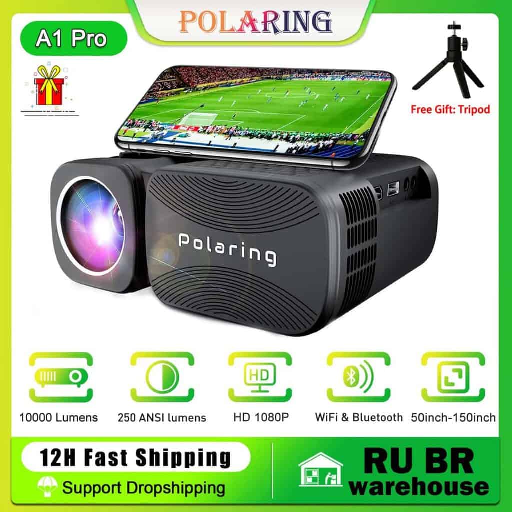 Polaring A1 Pro Projetor 1080p - Promotop