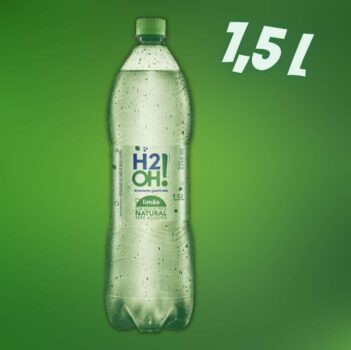 Refrigerante H2OH Limão, Garrafa Pet, H2Oh, 1.5L