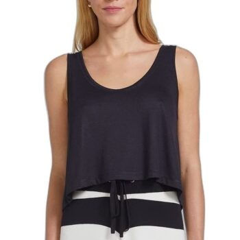 Regata Cropped Básica Feminina Reta