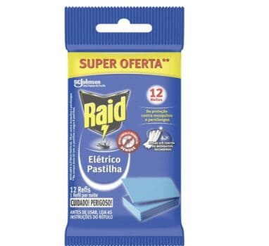 Repelente Elétrico Pastilha Raid