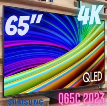 Samsung Smart TV QLED 4K 65Q65C 2023, Modo Game,Tela sem Limites 65" 65"