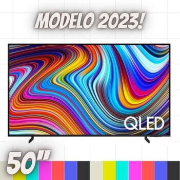 Samsung Smart TV QLED 4K Q60C 2023 Modo Game Tela sem limites 50" 50"