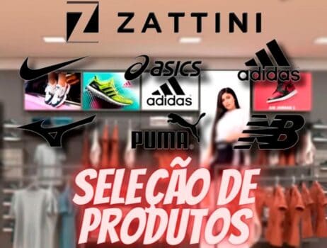 Seleção de produtos na Zattini com até 60% OFF + 10% OFF
