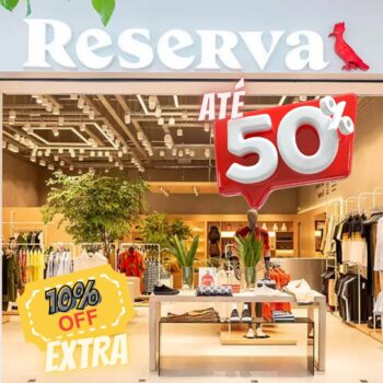 Seleção de Produtos RESERVA com até 50% OFF + CUPOM