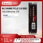 SSD M.2 NVME Z-Suit 1TB 2500MB/s