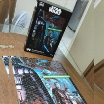 Star Wars Ep. I, II e III - Quebra-Cabeça - 500 peças Nano, Toyster Brinquedos, Multicor