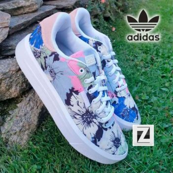 Tênis Adidas Court Platform Floral Feminino