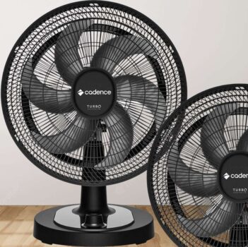 Ventilador Cadence, 110V, Preto e Cinza, VTR470