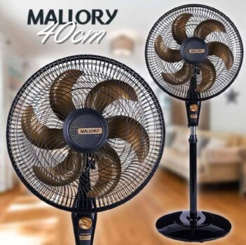 Ventilador de Coluna Mallory TS+ Ouro 40 cm 6 pás