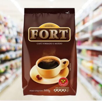 3 Corações Café Torrado e Moído Fort, 500g