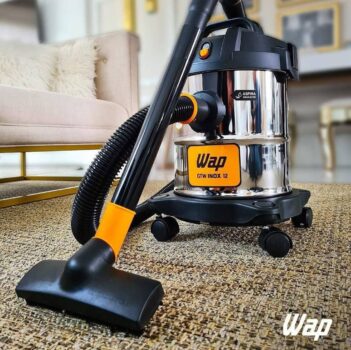 Aspirador de Pó e Água WAP GTW INOX 20 1600W 20 Litros 160 mbar Barril Aço Inox com Soprador 127V