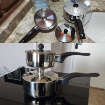 Brinox Cuscuzeira Individual, Ø95 mm, Aço Inox