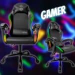 Cadeira Gamer TGT Heron, RGB, Preto, TGT-HR-RGB01