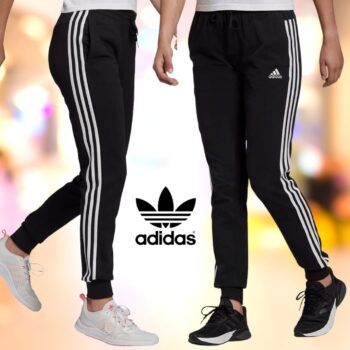 Calça Adidas Essentials 3 Listras Slim Feminina