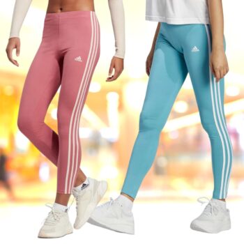 Calça Legging Adidas 3 Listras Feminina