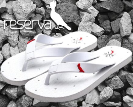 Chinelo Reserva Letters Branco