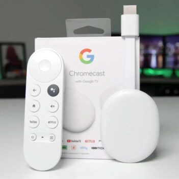 Chromecast com Google TV (HD) – Streaming Stick Entertainment na sua TV com pesquisa por voz – Veja filmes, programas e TV ao vivo em HD 1080p – Neve