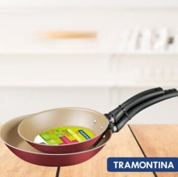 Conjunto de Frigideiras Tramontina Turim com Revestimento Antiaderente – 2 Peças