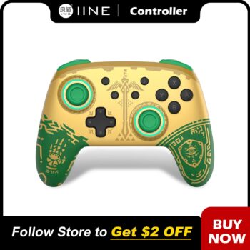 Controle sem fio IINE ZELDA GOLDEN