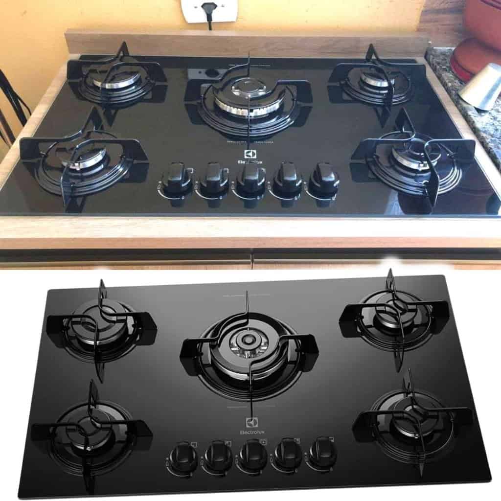Cooktop 5 Bocas Electrolux a Gás com Tripla Chama (KE5TP) Promotop