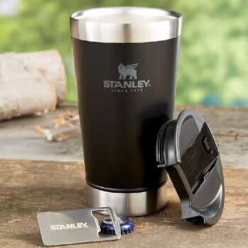 Copo Térmico Stanley para Cerveja - Matte Black 473ml com Tampa