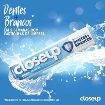 Creme Dental com Flúor Menta Refrescante Closeup Extra Whitening Caixa 90g, Close Up