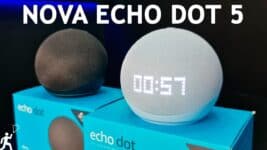 Echo Dot (5ª geração) Smart Speaker com Alexa Amazon Preto