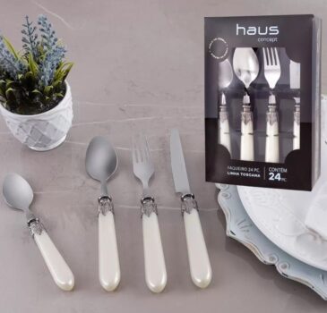 Faqueiro Inox 24 Peças Toscana