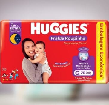 Fralda Huggies Supreme Care Roupinha G - 70 fraldas