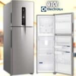 Geladeira Electrolux Frost Free Duplex Efficient Com Autosense Cor Inox Look 410L (IF45S)